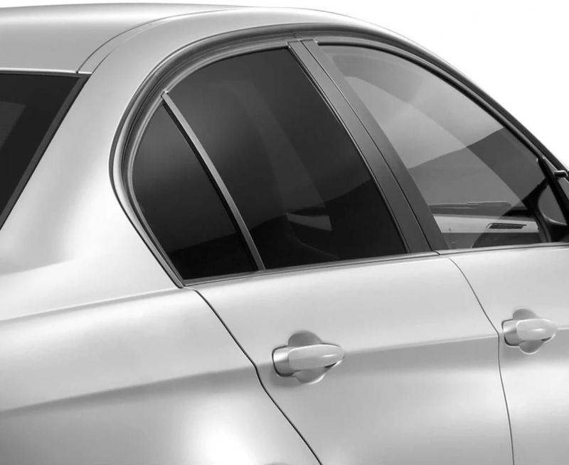 Carpoint - Raamfolie - Zwart - PVC - 200 x 76 cm