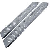 Carpoint - Oprijplaten - Zilver - Staal - Set van 2