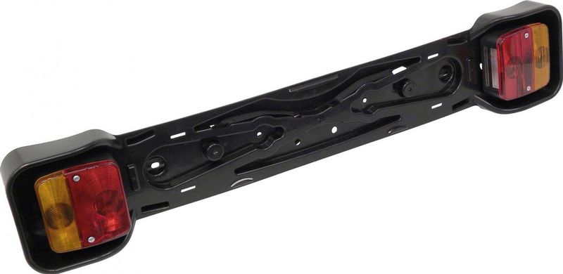 Carpoint - Verlichtingsbalk - Kunststof - Gebruiksklaar - Inclusief Bevestigingsriem en Lampen