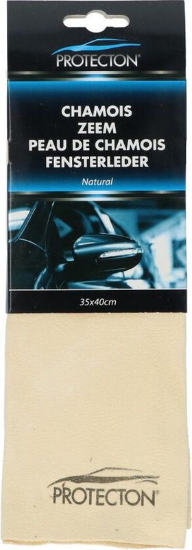 Protecton - Natuurzeem - Geel - Leer - Hoog Adsorptievermogen