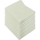 Protecton - Poetsdoeken - Wit - Kunststof - Set van 10 stuks