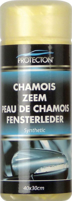 Protecton - Synthetische Zeem - Geel - 40x30 cm - Met Opbergkoffer