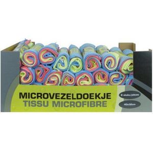 Protecton - Microvezeldoek Set - Blauw Rood Geel - 6 Stuks