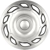 Carpoint - Tino - Wieldoppenset - Zilver - Kunststof - Set van 4