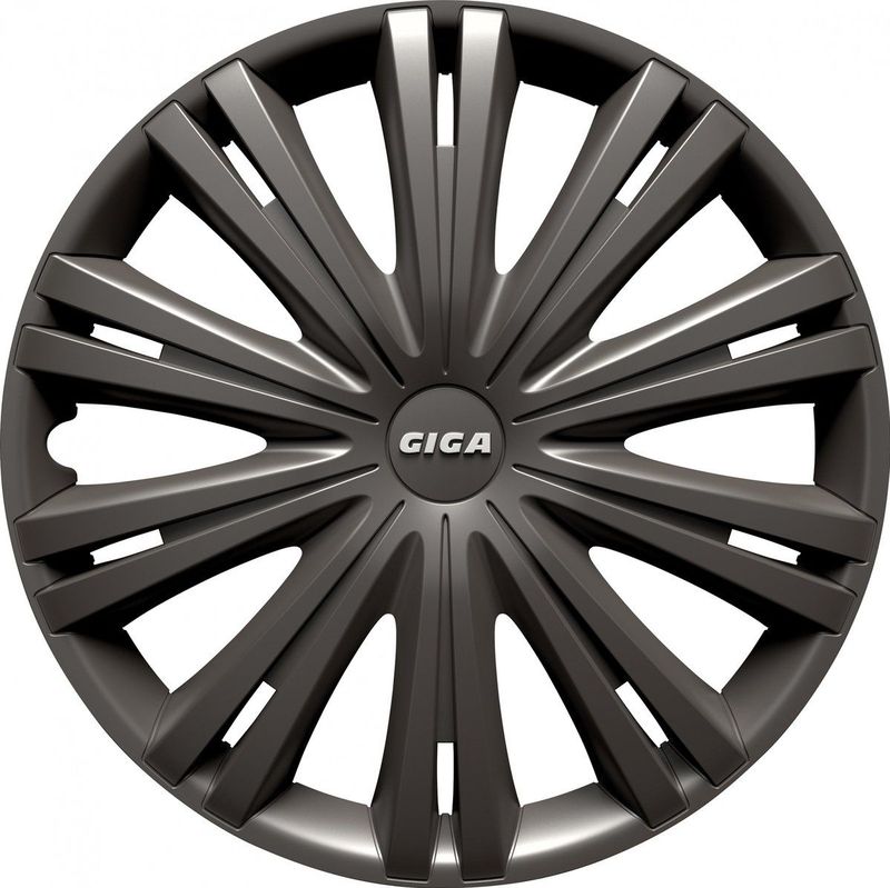 Wieldoppenset Carpoint GigaDark Antra 14 Inch