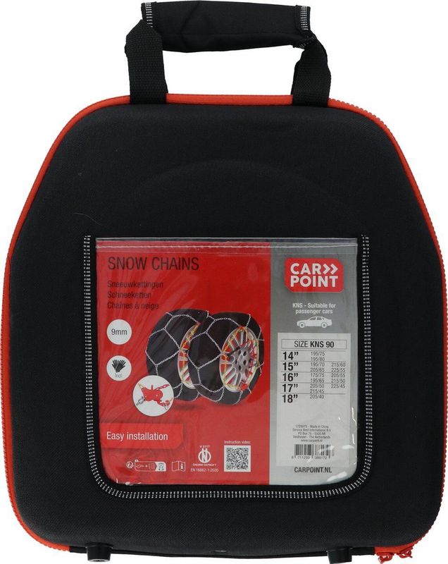 Carpoint - KNS-90 - Sneeuwkettingen - 9mm - Set van 2