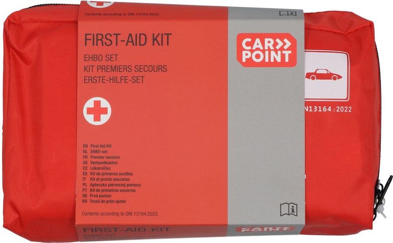 Carpoint - Ehbo Set - Verbandtas - Rood - 40 Delig