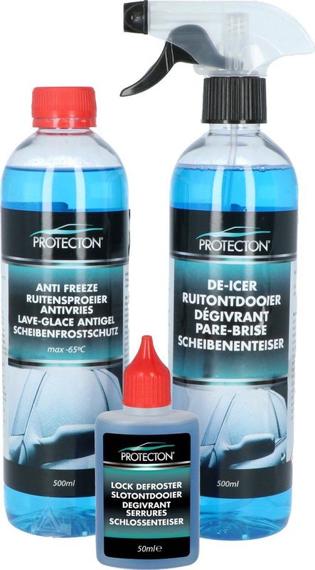 Protecton - WinterPakket - Ruitenontdooier - Ruitensproeier AntiVries - Slotontdooier