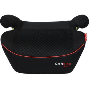 Carkids i-Size Zitverhoger Alex 125-150cm Zwart/Rood - Veilig - Comfortabel