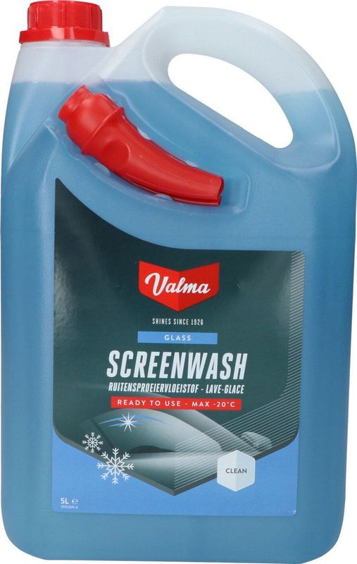 Valma - WK05S - Ruitensproeiervloeistof - Antivries -20°C - 5 Liter