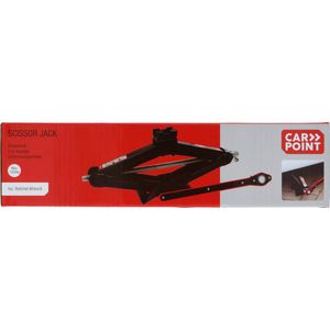 Carpoint - Schaarkrik - Maximaal Belastbaar tot 1500 KG - Met Ratelsleutel - Hefhoogte 104mm tot 385mm