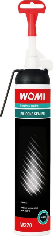 Womi - Powersil - Afdichtmiddel - Zwart - 200ml