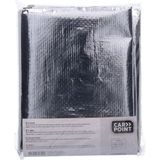 Carpoint - IJsdekens - Trapezium Vorm - Zwart - Reflecterend Aluminium