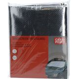 Carpoint - IJsdekens - Trapezium Vorm - Zwart - Reflecterend Aluminium