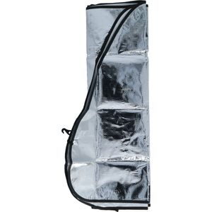 Carpoint - IJsdekens - Trapezium Vorm - Zwart - Reflecterend Aluminium