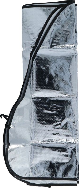 Carpoint - IJsdekens - Trapezium Vorm - Zwart - Reflecterend Aluminium