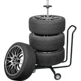 Carpoint - Wielstandaard - Zwart - Aluminium