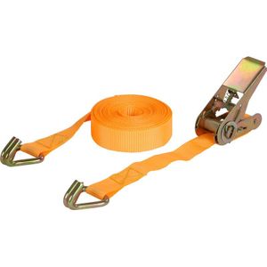 Carpoint - Spanband met Ratel - 7 Meter - Maximaal Belastbaar tot 350 Kilogram
