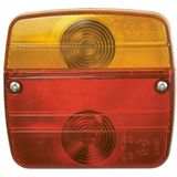 Carpoint - Universeel Achterlicht - Rood/Oranje - Inclusief Lampen