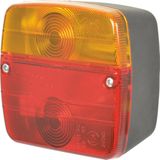 Carpoint - Universeel Achterlicht - Rood/Oranje - Inclusief Lampen