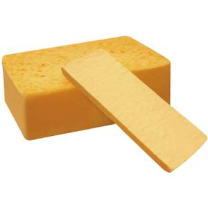 martini SPA - Mr Eco dubbele actiespons, cellulose en krasbestendige vezels, groen en bruin, 10 x 7 x 2 cm, 32 g, 2 eenheden - Made in Italy
