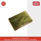 Carpoint - Reddingsdeken - Goud/Zilver - 210 x 160 cm