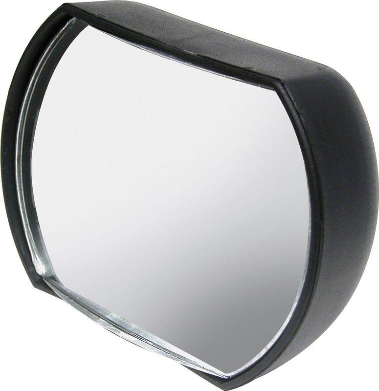 Carpoint - Dodehoekspiegel - Zwart - Kunststof - 10x14 cm