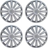 Gorecki - Spider Pro - Wieldoppen - Zilverkleurig - Set van 4 - ABS Kunststof