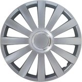 Gorecki - Spider Pro - Wieldoppen - Zilverkleurig - Set van 4 - ABS Kunststof