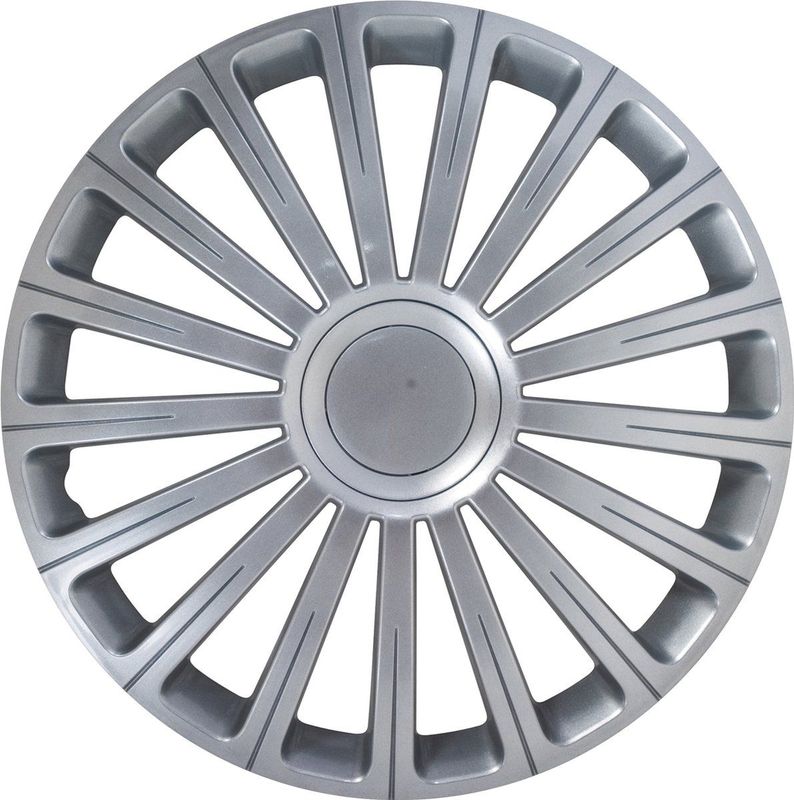 Carpoint - Radical Pro - Wieldoppen - Zilver - Set Van 4 - ABS