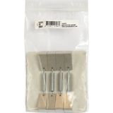 Carpoint - KentekenplaatKlemmen Set 4-Delig - Chroom - Metaal