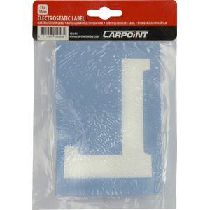 Carpoint - Sticker Lesauto - Blauw - Statische Raamstickers - 10x15cm