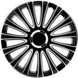 Gorecki - Wieldoppenset - Zilver/Zwart - ABS Kunststof - 14 Inch