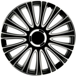 Carpoint Wieldoppen Le Mans Pro 16 Inch Abs Zwart/zilver Set Van 4