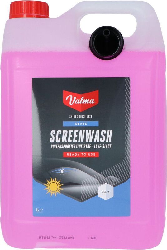 Valma A18 Ruitensproeiervloeistof Zomer 5Ltr - Ruitenwisservloeistof Kant en Klaar