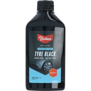 Valma - Bandenzwart - 250ml - Diepzwarte Glans - Langdurige Bescherming