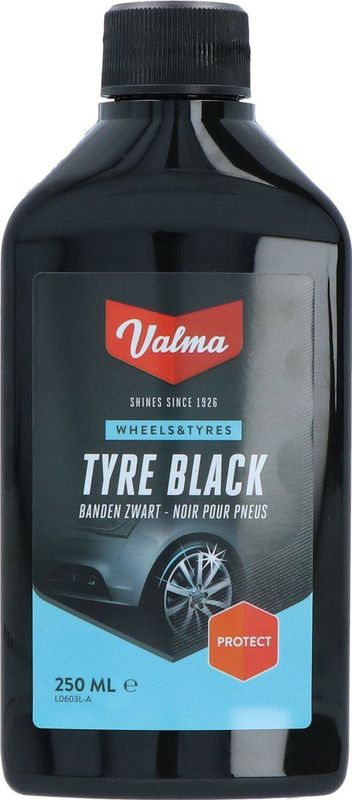 Valma - Bandenzwart - 250ml - Diepzwarte Glans - Langdurige Bescherming