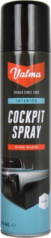 Valma - Cockpitspray - Glanzend - 400 ml - Voor Kunststof en Leer