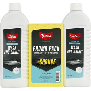Valma S05 Wash and Shine met spons 2x500ml
