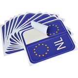 Carpoint - Nummerplaatstickers - Blauw - Vinyl - 20 Stuks