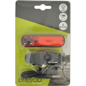 Dresco - achterlicht LED COB oplaadbaar