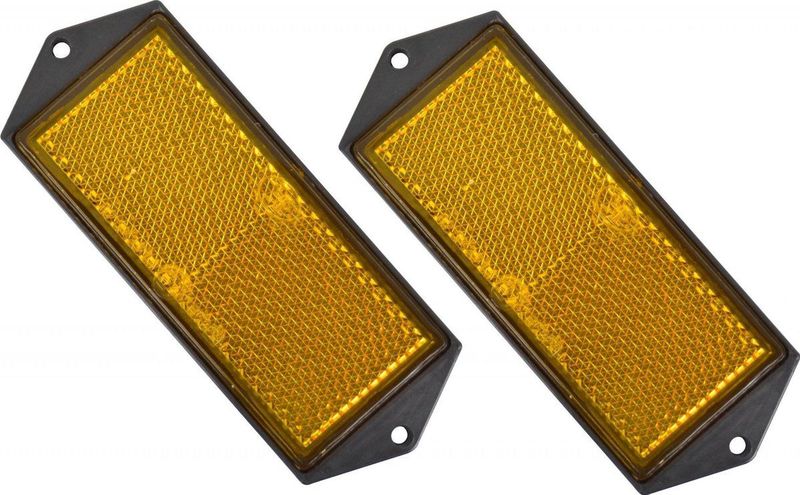 Carpoint - Reflector - Oranje - Plexiglas - Set van 2