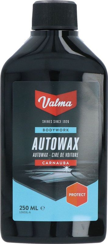 Valma Bodywork Autowax Carnauba – 250ml – Diepe Glans & Langdurige Bescherming – Geschikt voor Alle Laktypes