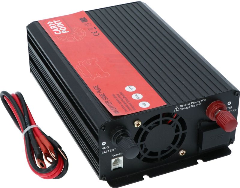 Carpoint - Zuivere Sinus Omvormer - 500 Watt - 12V naar 230V