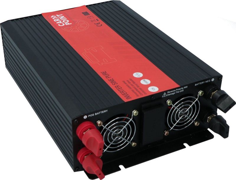 Carpoint - Zuivere Sinus Omvormer - 12V naar 230V - 1500 Watt