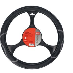 Carpoint - Stuurhoes - Zwart - PU Leer - Sportief Uiterlijk