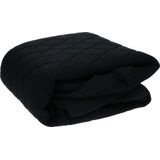 Carpoint - Nice - Stoelhoezen Set - Zwart - Polyester - 4-delig