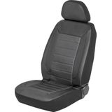 Carpoint - Praag - Autostoelhoezen - Zwart - Polyester - 4-delige set