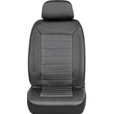 Carpoint - Praag - Autostoelhoezen - Zwart - Polyester - 4-delige set