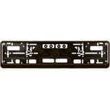 Carpoint - Langwerpig Kunststof Kentekenplaathouder - Rood - Geschikt voor Europees Model